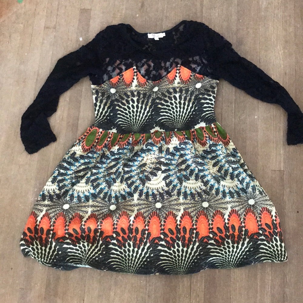 Knit & lace and dress- only worn a few times
